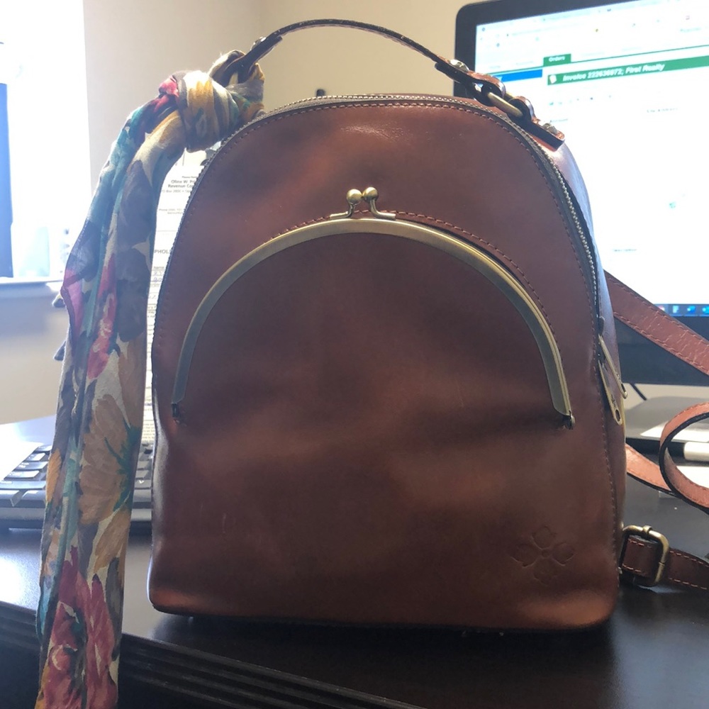 Patricia Nash handbag backpack.  10 inches H 9.25W